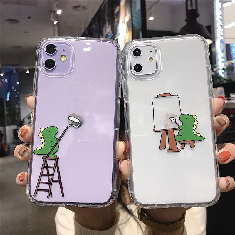 Cute Little Dinosaur For Apple Phone Case