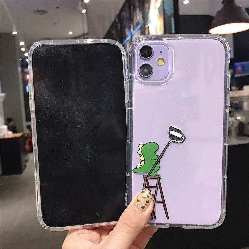 Cute Little Dinosaur For Apple Phone Case