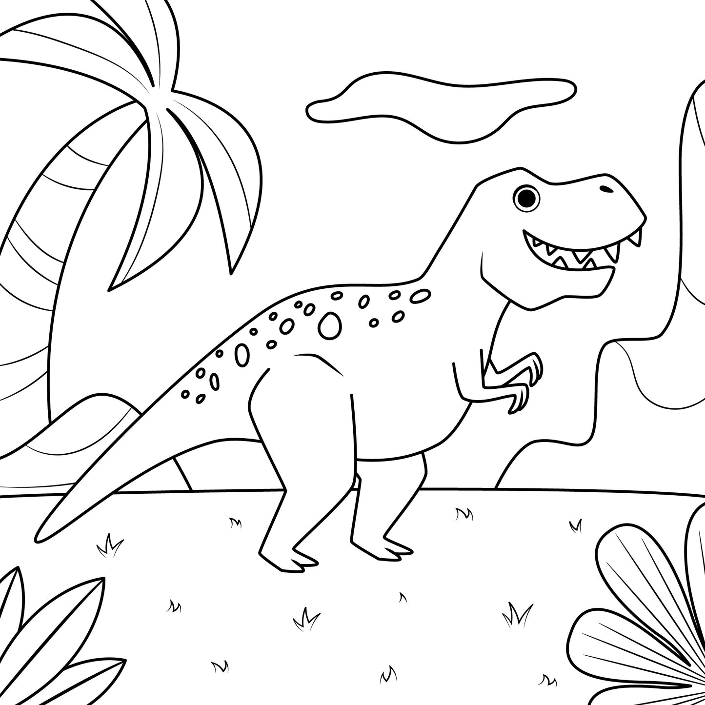 Rex Coloring Page