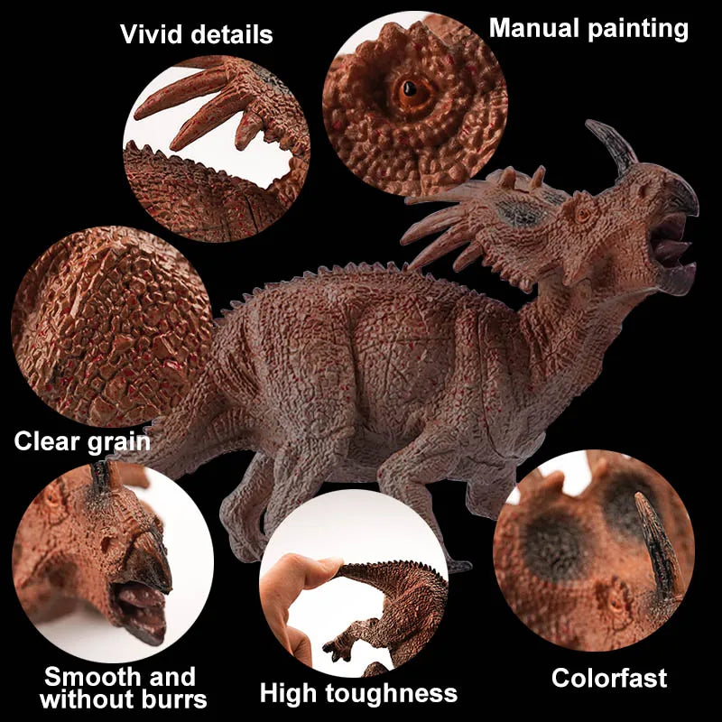 Jurassic Dinosaur Action Figures – Carnotaurus, Ankylosaurus, and T-Rex Models