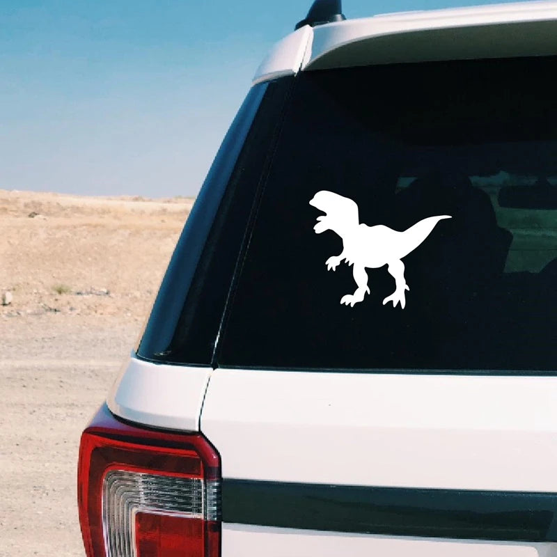 Dinosaur Silhouette Vinyl Wall Sticker - Kids Room, Laptop Decal for Apple MacBook & Car Decoration