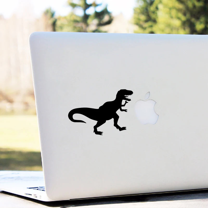 Dinosaur Silhouette Vinyl Wall Sticker - Kids Room, Laptop Decal for Apple MacBook & Car Decoration