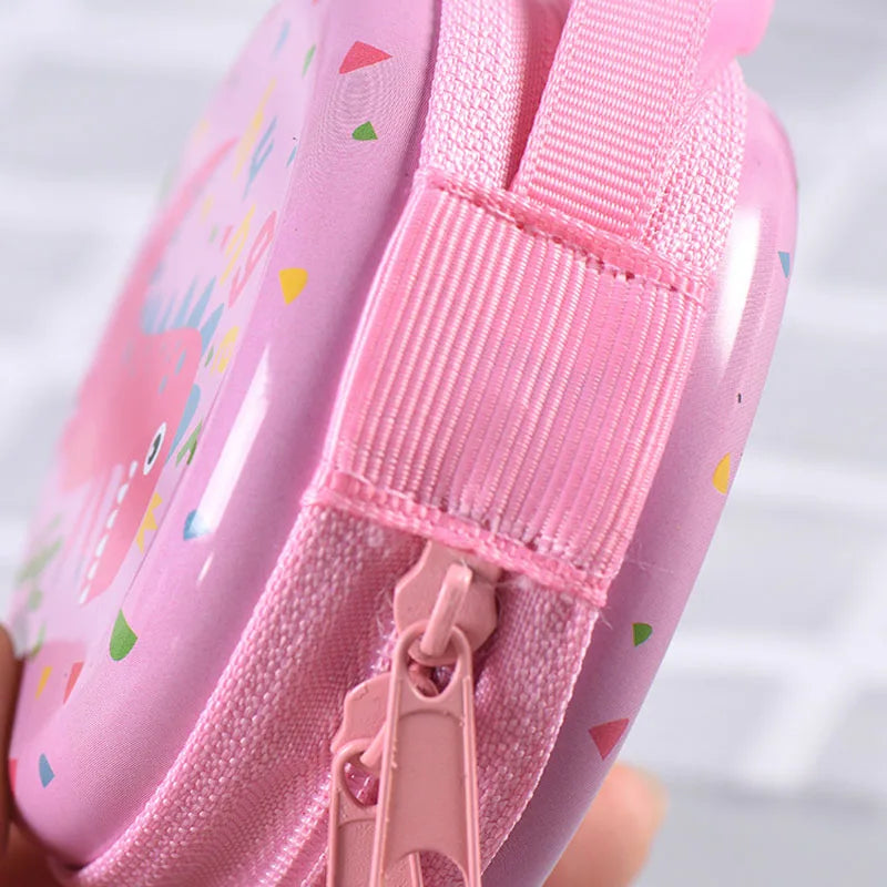 Small Dinosaur Coin Headset Purse Cartoon Purse Cute Key Plus Mini Bag Children Kid Boy Girl Earphone Box Bags