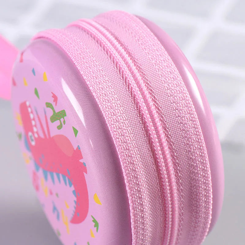 Small Dinosaur Coin Headset Purse Cartoon Purse Cute Key Plus Mini Bag Children Kid Boy Girl Earphone Box Bags