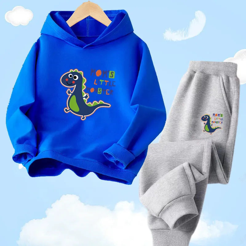 Children's Dinosaur Hoodie and Pants Set