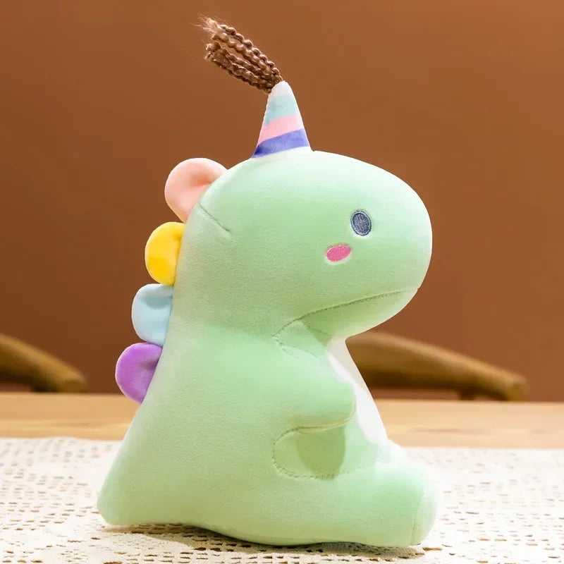 35cm Squishy Dinosaur Doll Plush Toy Soft Dino Plushie Little Cartoon Kawaii Animal Kids Birthday Stuffed Animal Patung Dolls