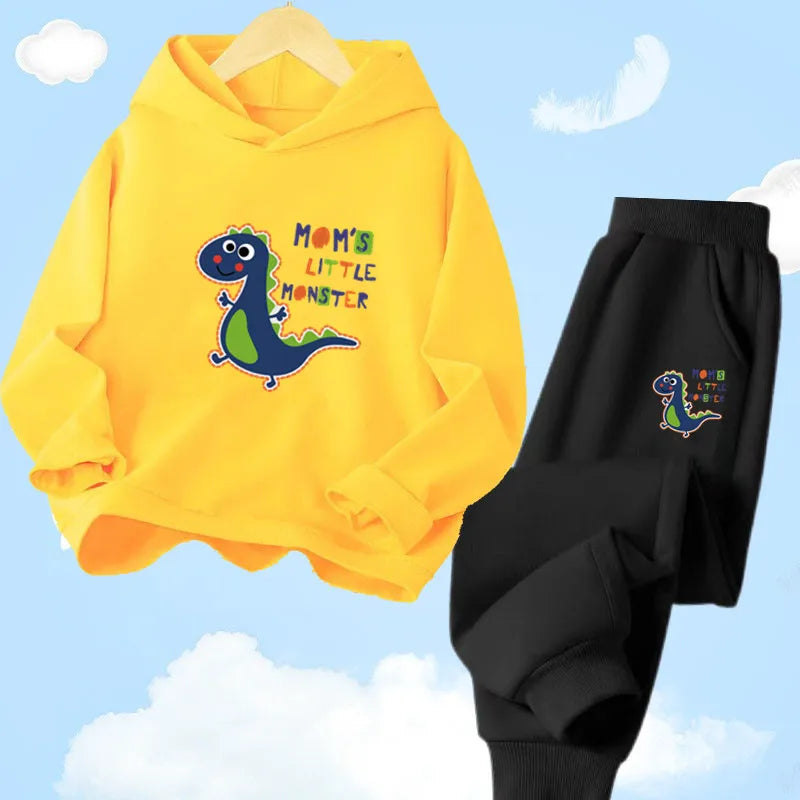 Children's Dinosaur Hoodie and Pants Set