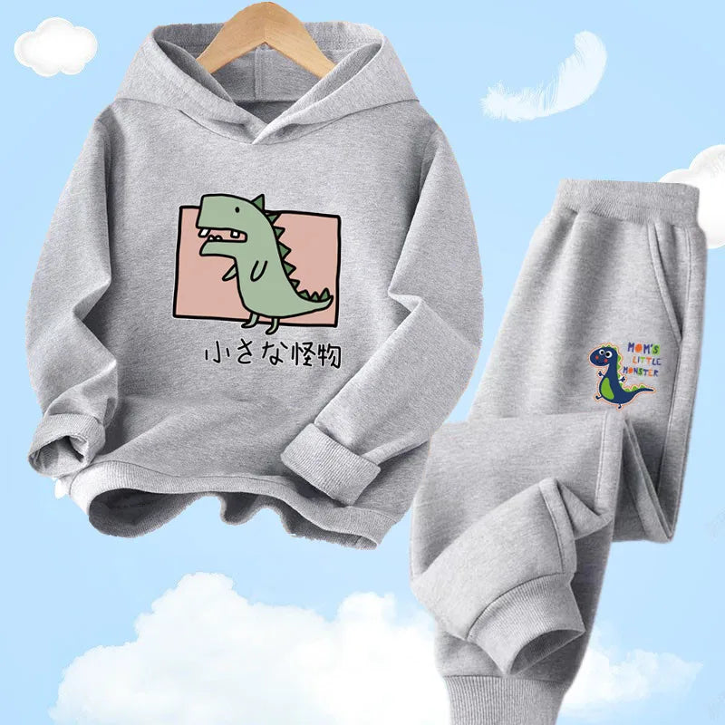 Children's Dinosaur Hoodie and Pants Set