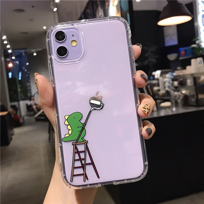Cute Little Dinosaur For Apple Phone Case