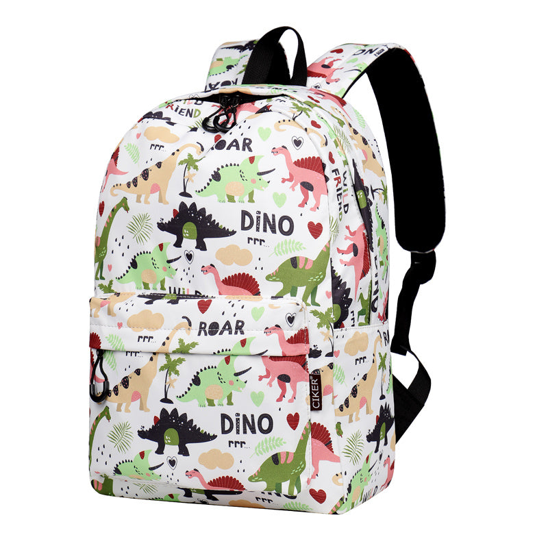 Fashion Dinosaur Print Style Backpack Laptop Bag