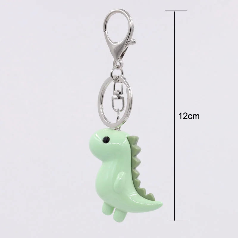 VONNOR Cute Cartoon Dinosaur Key Chain Accessories High Quality Acrylic Animal Pendant Keychain ring Jewelry Gifts