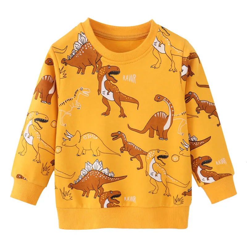 Dinosaur Print Sweater – Tops for Boys & Girls