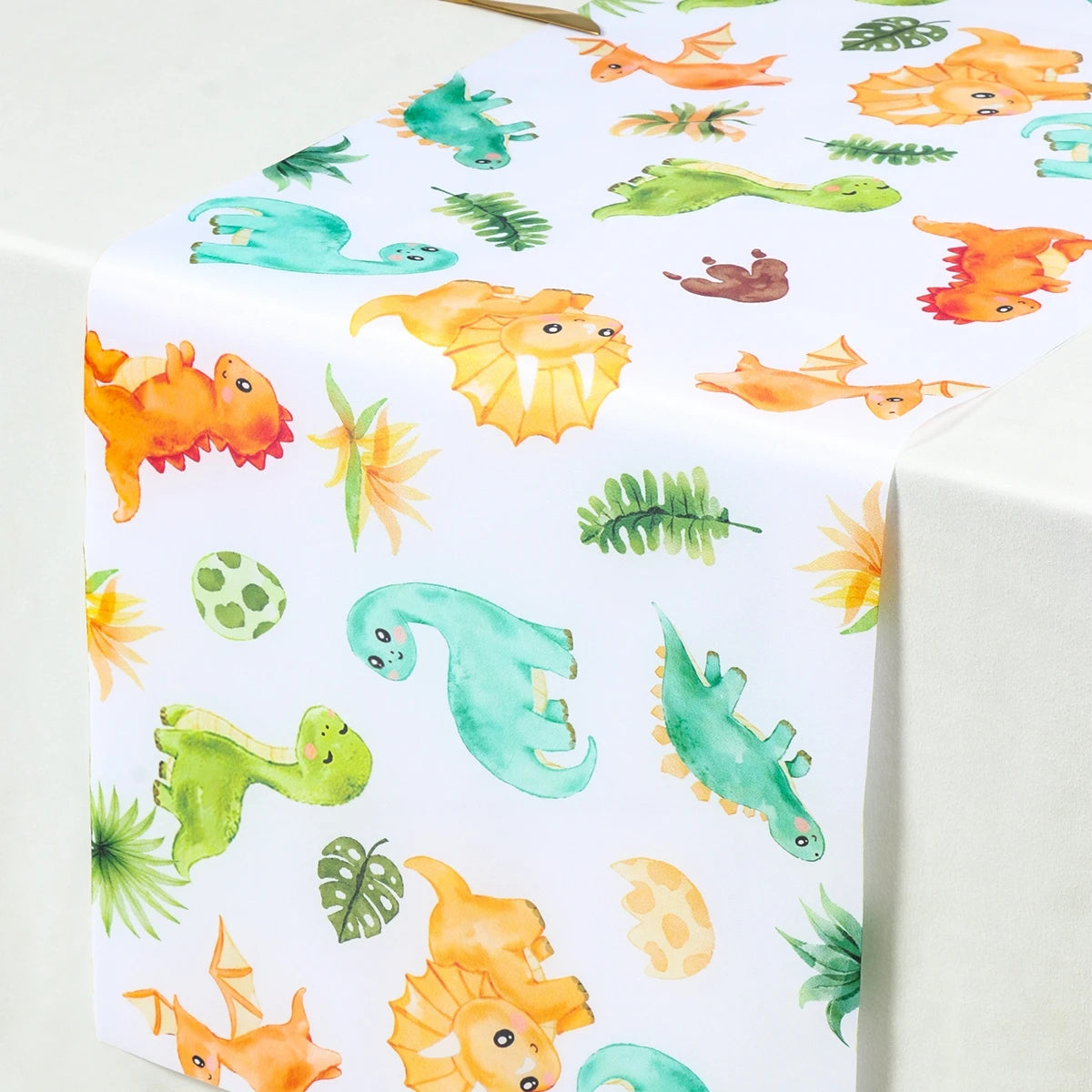 Jurassic Dinosaur Table Runner – Roar Dino Themed Birthday Party