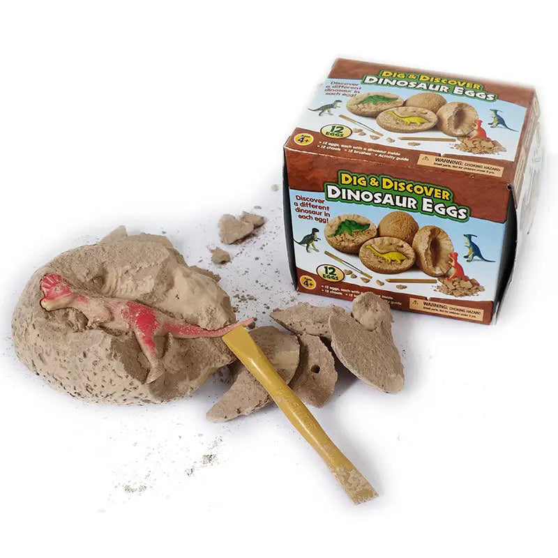 Kids' Dinosaur Fossil Digging Kit – Educational