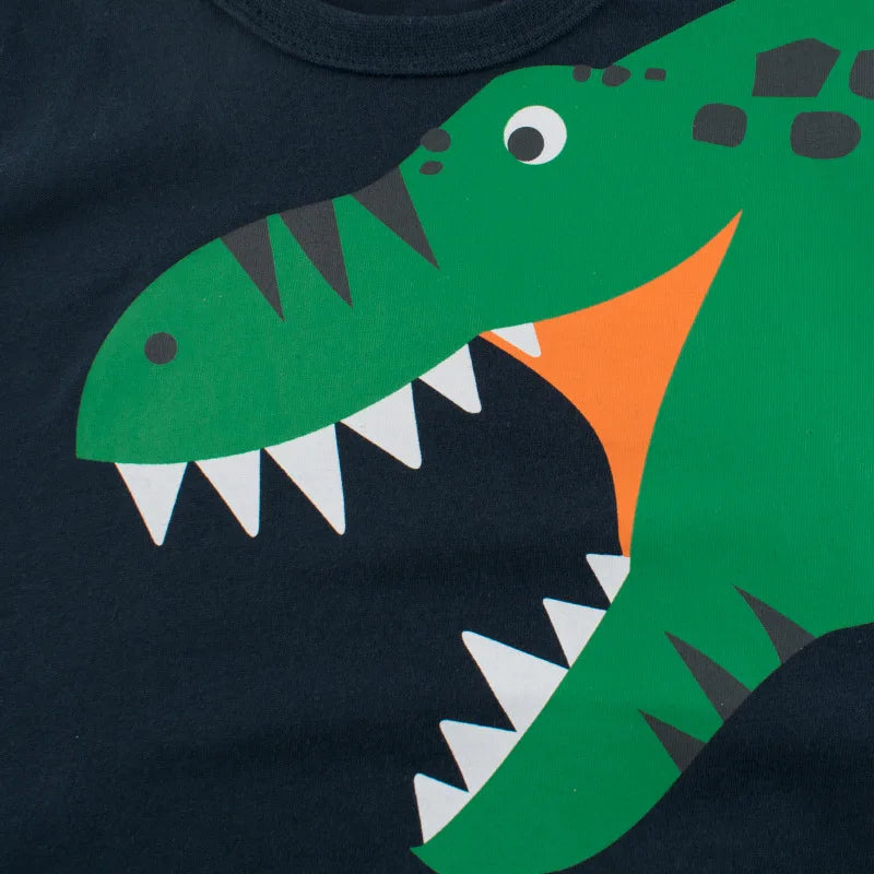 Cartoon Dinosaur T-Shirt for Boys & Girls