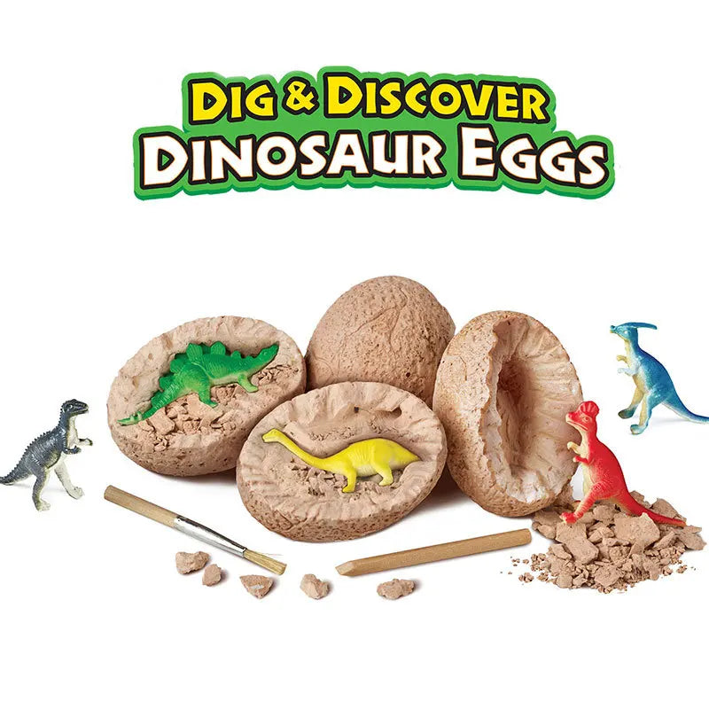 Kids' Dinosaur Fossil Digging Kit – Educational