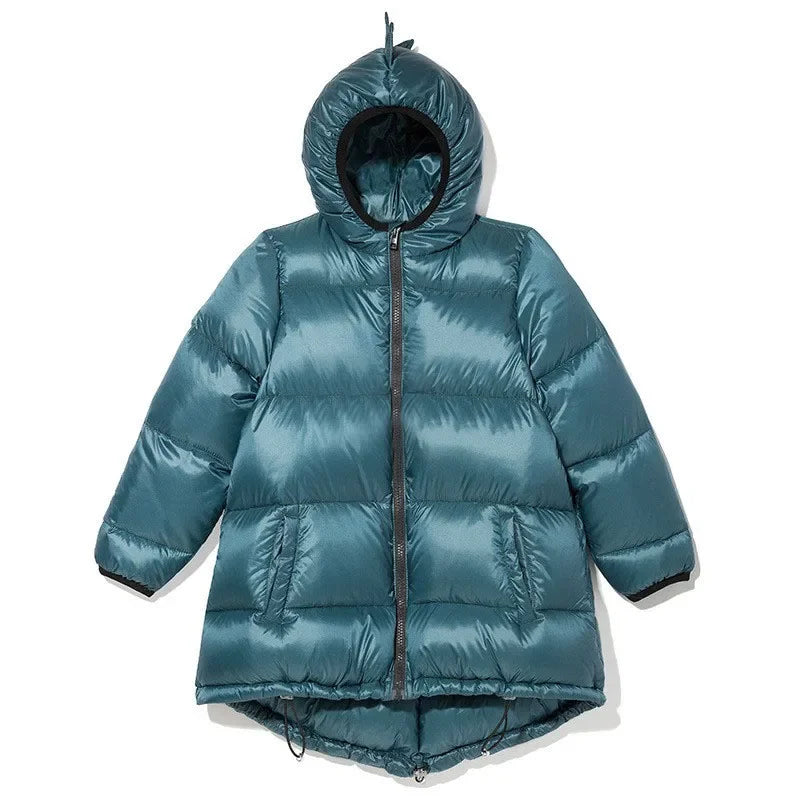 Kids Puffy Dinosaur Coat – Windproof, Waterproof, and Warm Down Jacket