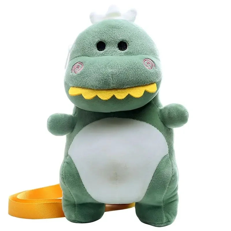 Plush Bag Women's New Japanese and Korean Cartoon Cute Girl's Small Bag Cute Dinosaur Toy Backpack Messenger Bag