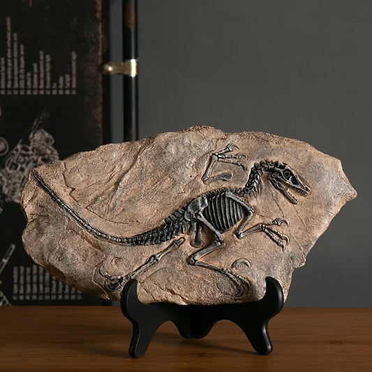 Creative Dinosaur Fossil Resin Craft Decoration Retro Animal Statue Miniature Indoor Living Room Decoration Souvenir Home Gift