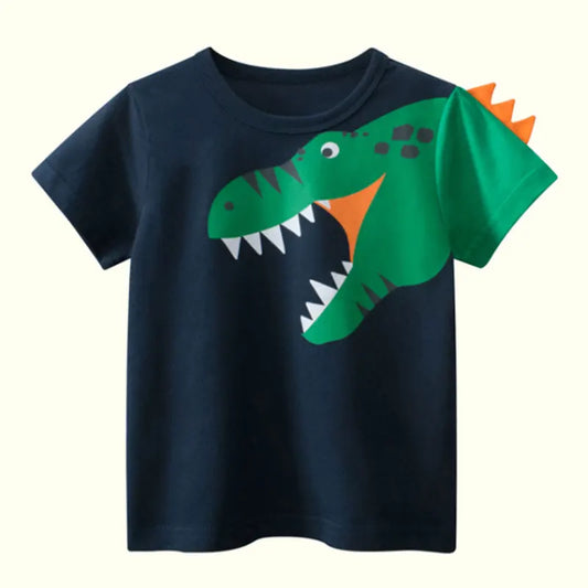 Cartoon Dinosaur T-Shirt for Boys & Girls