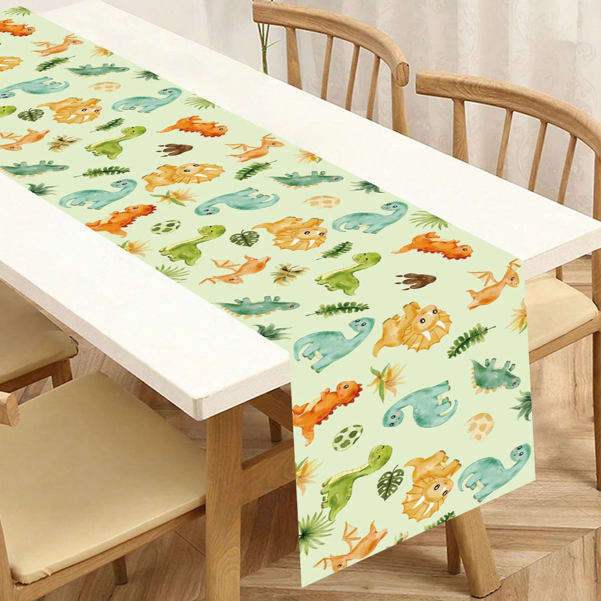 Jurassic Dinosaur Table Runner – Roar Dino Themed Birthday Party