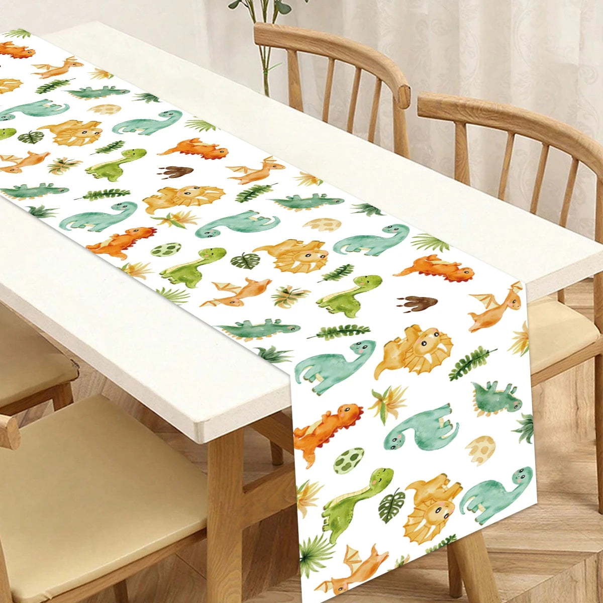 Jurassic Dinosaur Table Runner – Roar Dino Themed Birthday Party