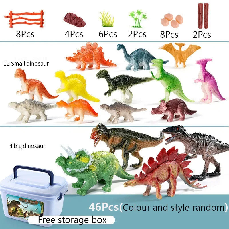 Realistic Jurassic Dinosaur Action Figures