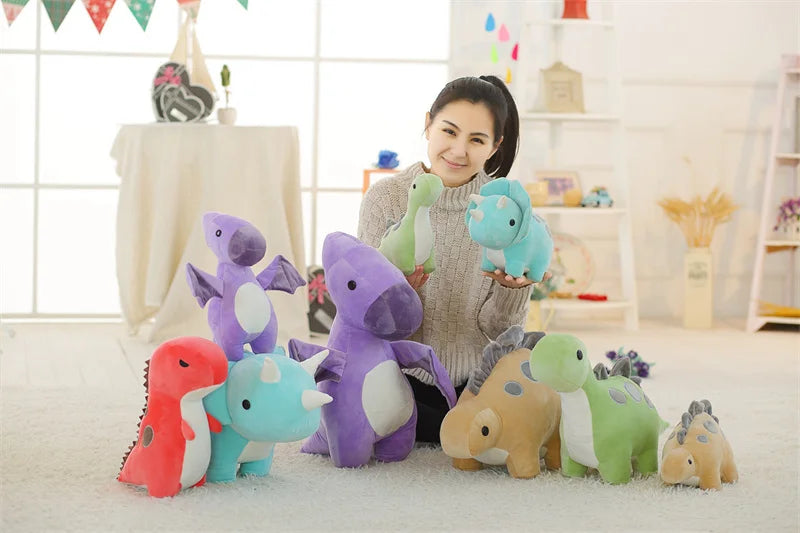 Chubby Cute Dinosaur Plush Toy