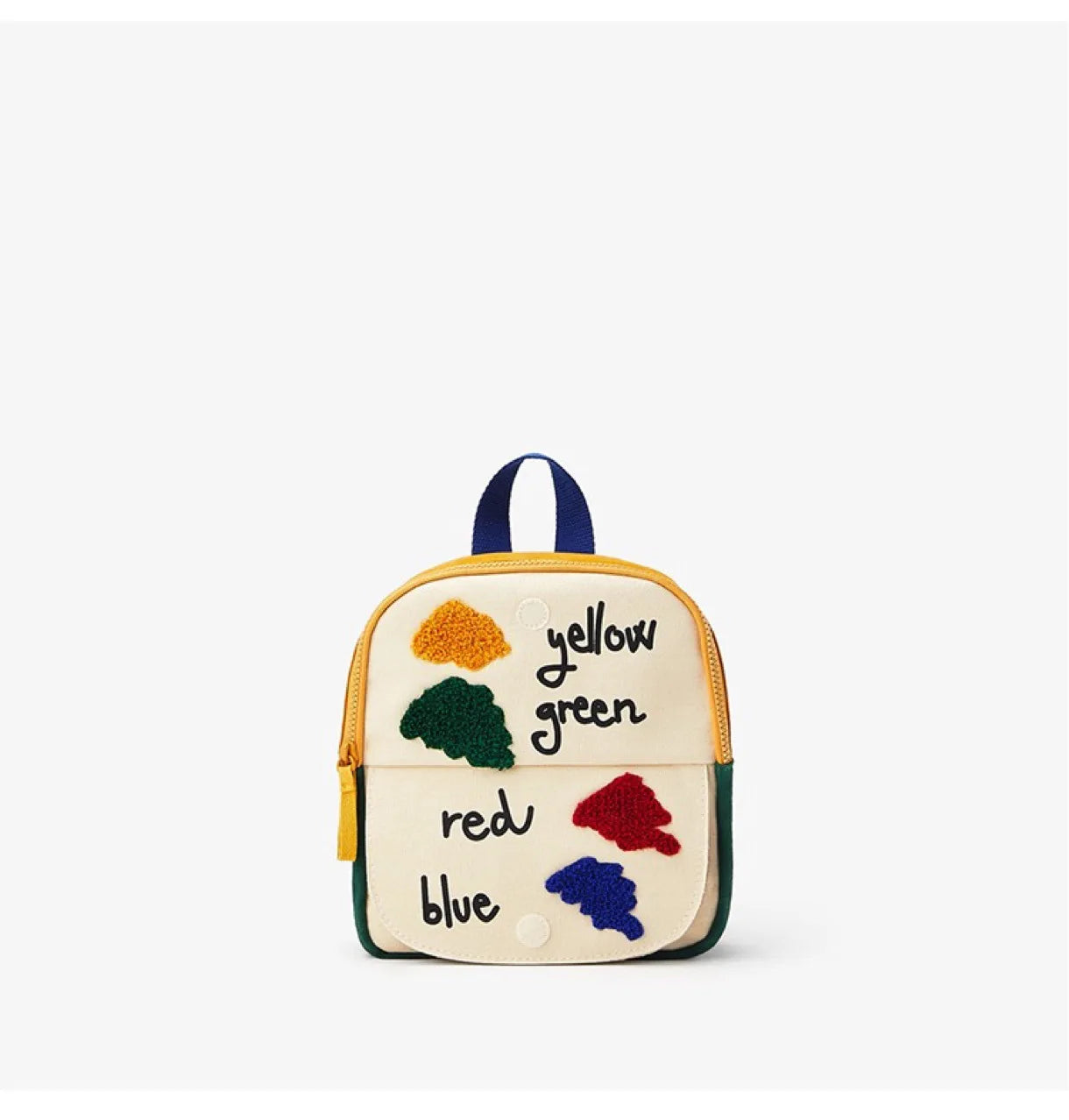 New Embroidery Sun Long Neck Small Dinosaur Backpack Hook Hair Embroidered Cartoon Canvas Kindergarten Children Backpack