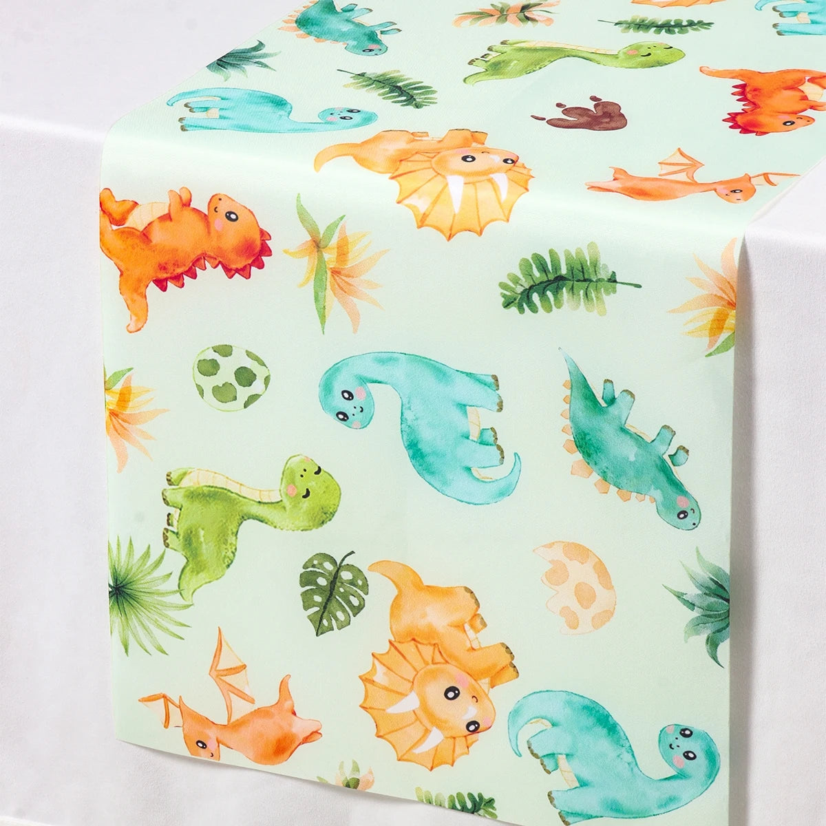 Jurassic Dinosaur Table Runner – Roar Dino Themed Birthday Party