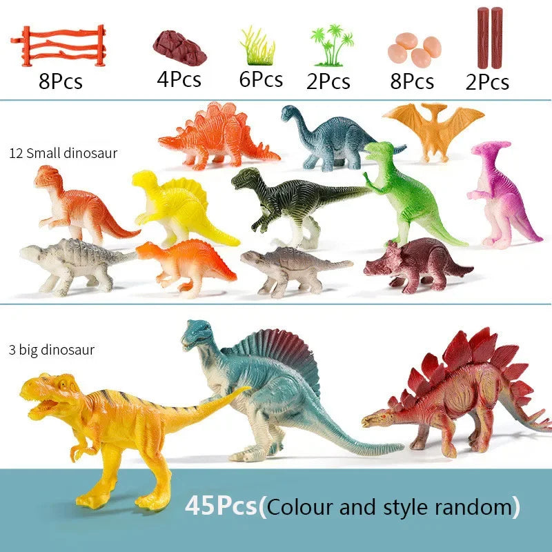 Realistic Jurassic Dinosaur Action Figures