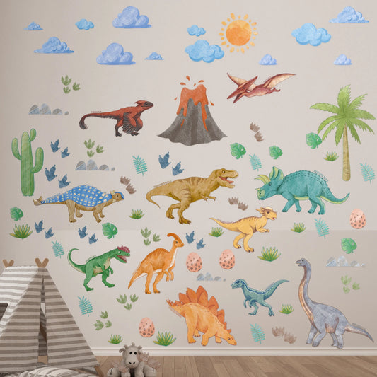 Dinosaur Wall Decals - Kids Room, Nursery & Classroom Decor