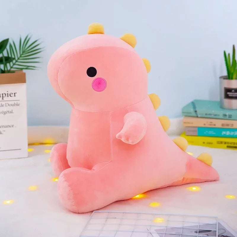 35cm Squishy Dinosaur Doll Plush Toy Soft Dino Plushie Little Cartoon Kawaii Animal Kids Birthday Stuffed Animal Patung Dolls