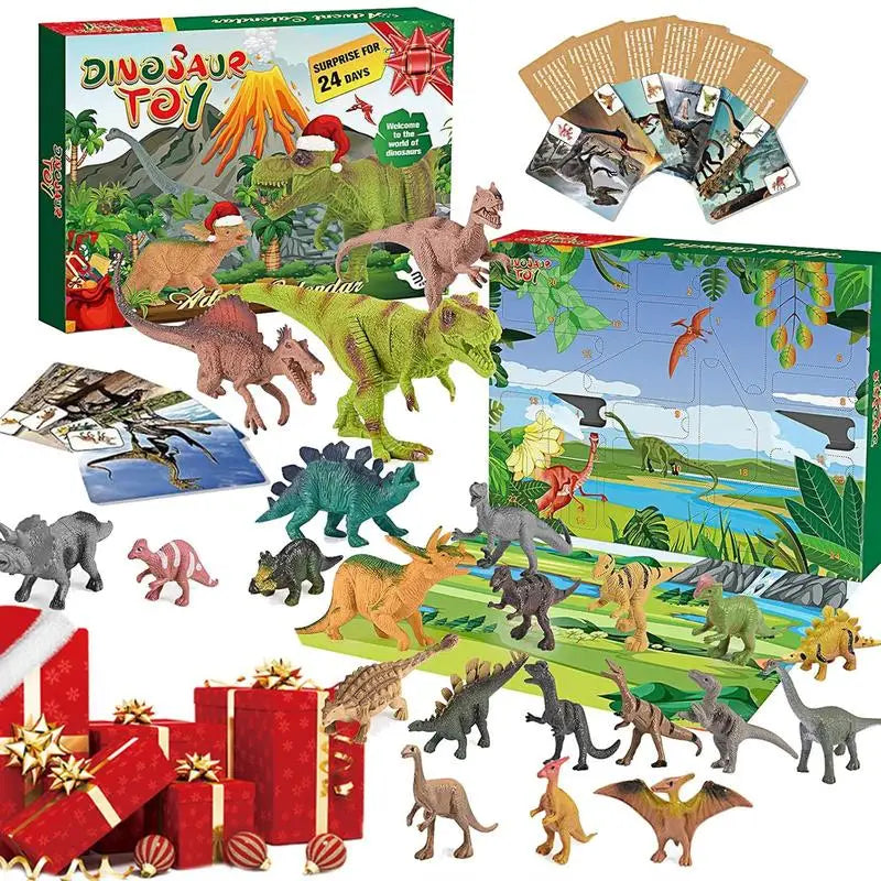 Dinosaur Advent Calendar 2023 Christmas Gift Of 24 Dinosaur Toys Dino Toy Christmas Gift For Boys Girls 3 Years Old 2023