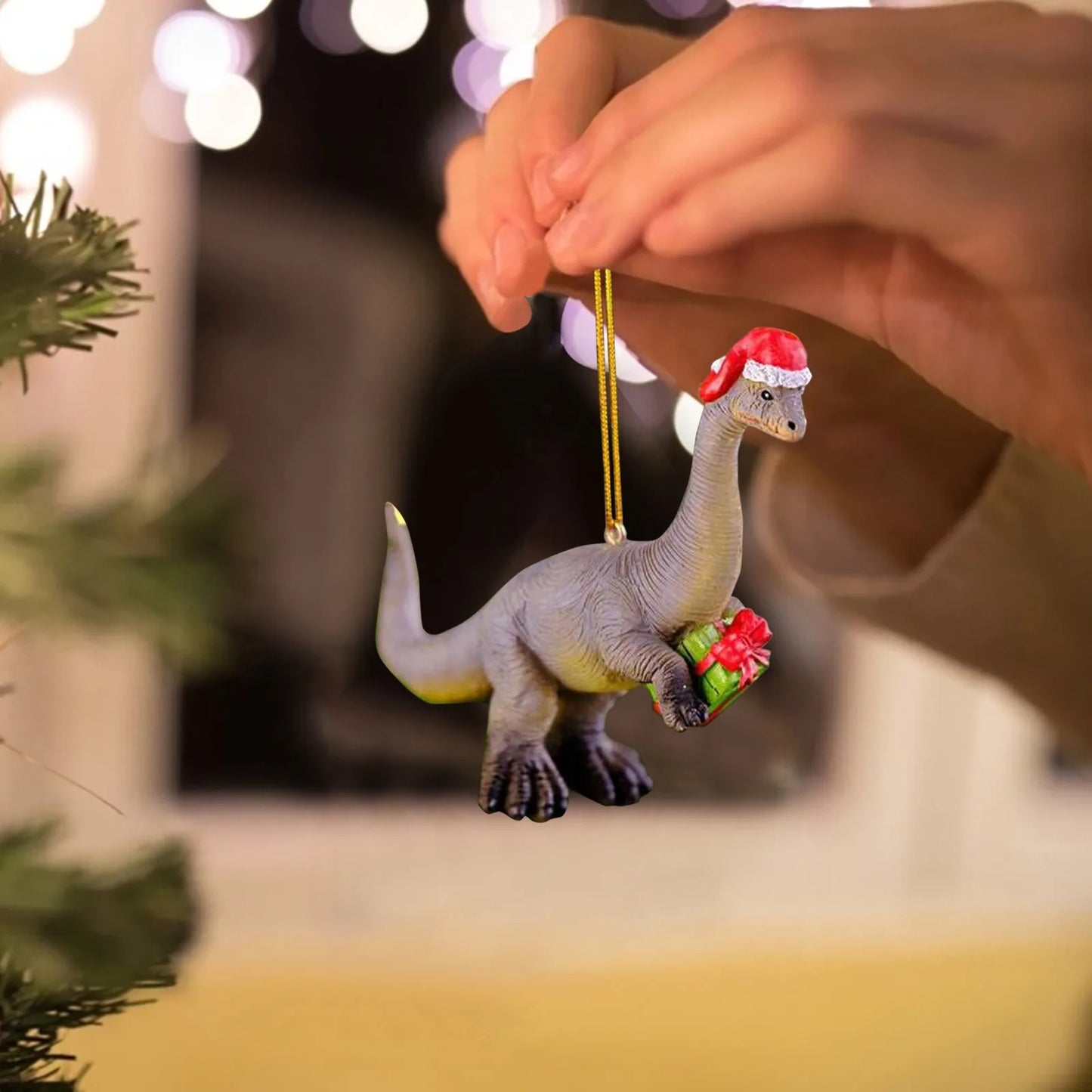 Christmas Decorations 2024 Acrylic Dinosaur Hanging Pendant Christmas Things To Decorate House Fast Shipping Arbol De Navidad