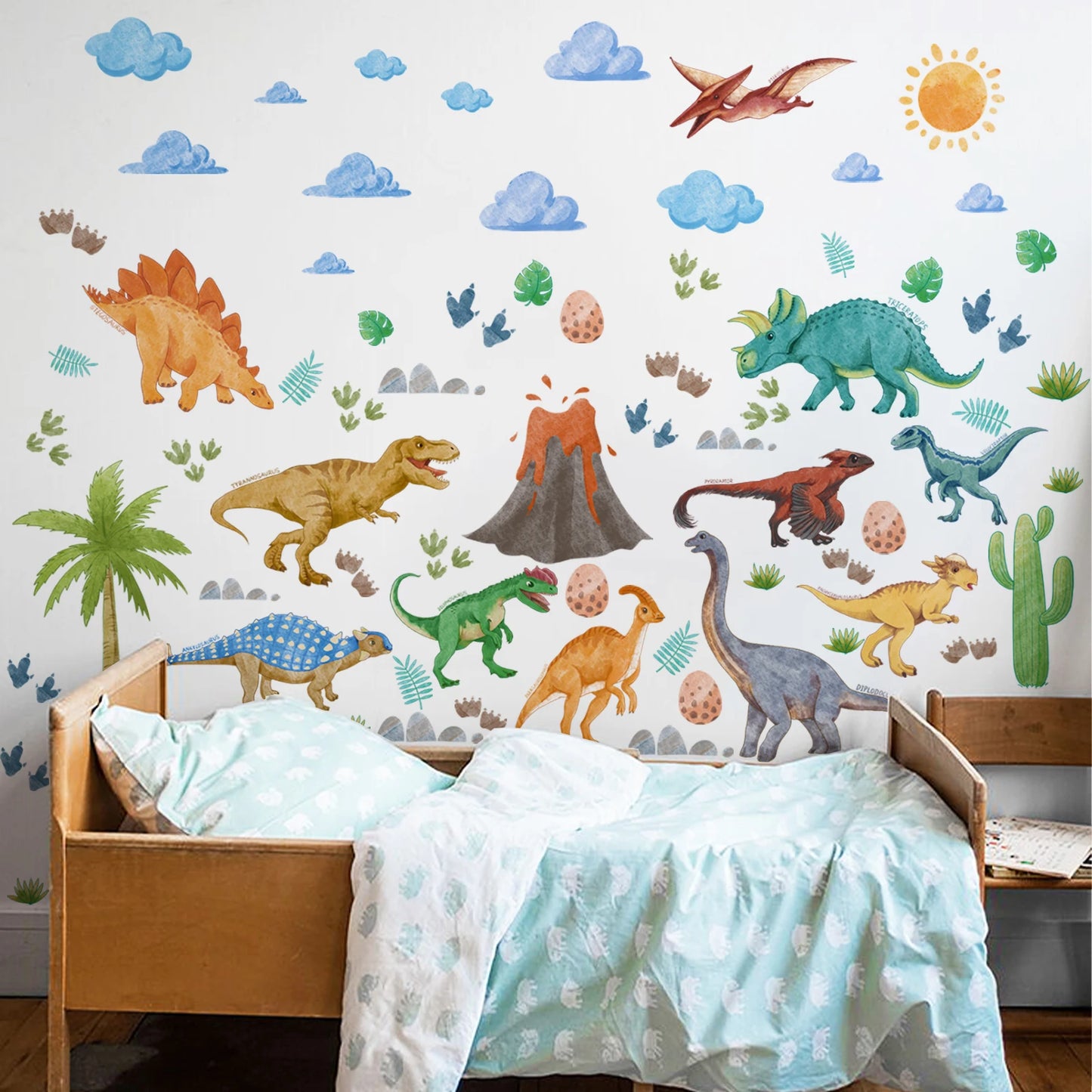 Dinosaur Wall Decals - Kids Room, Nursery & Classroom Decor