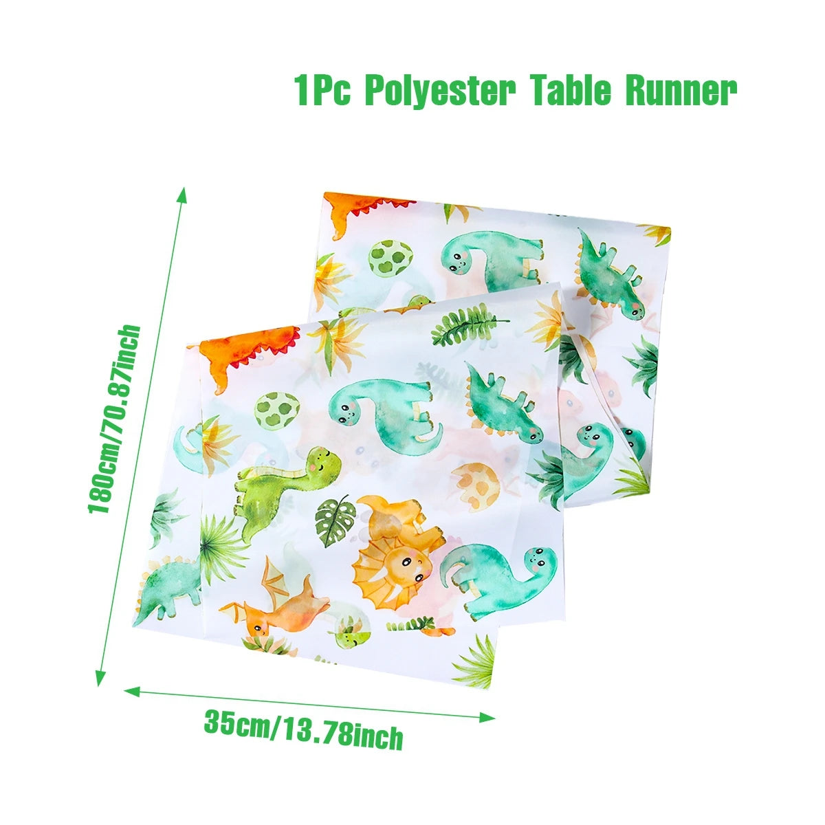 Jurassic Dinosaur Table Runner – Roar Dino Themed Birthday Party