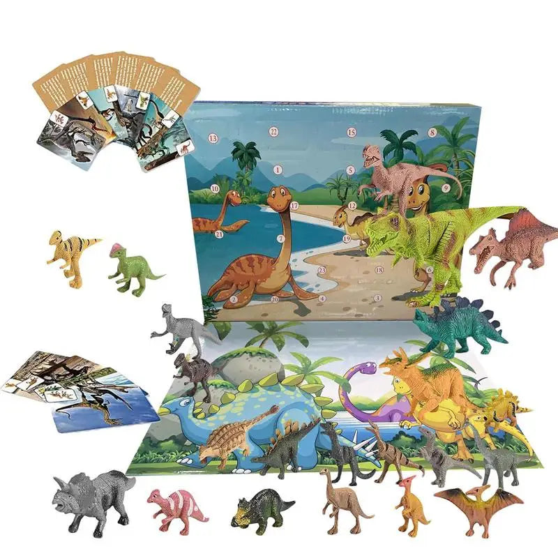 Christmas Advent Calendar 24 Days Dinosaur Christmas Countdown Calendar Toys Dino Toy Christmas Gift For Boys Girls 3 Years Old