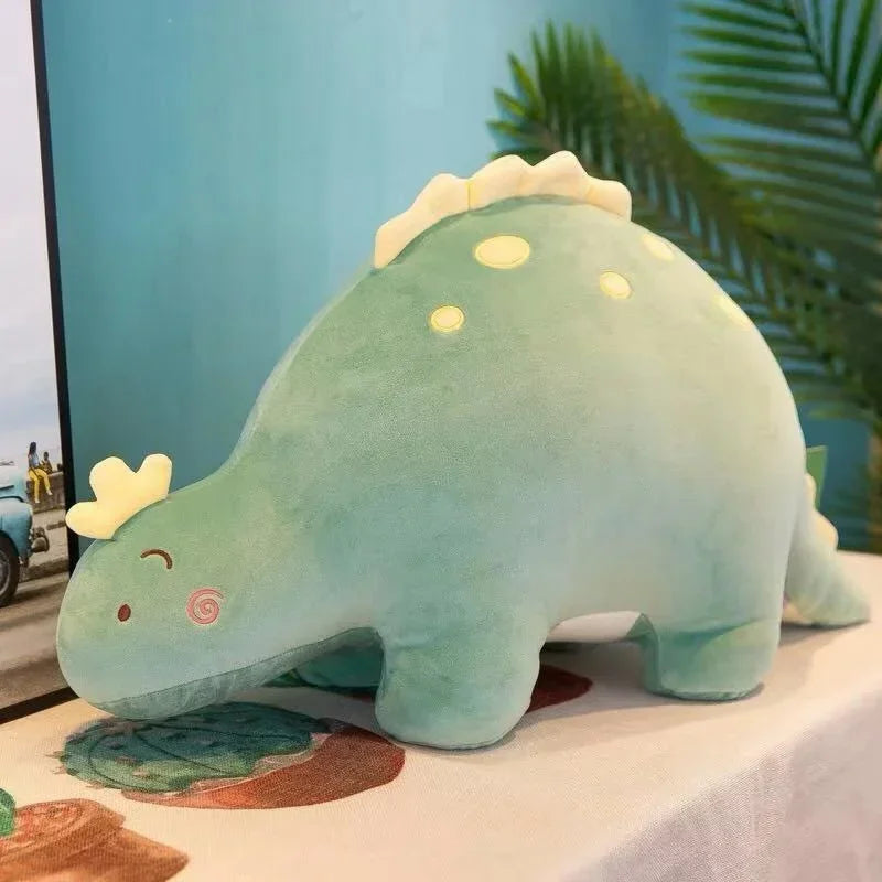 35cm Squishy Dinosaur Doll Plush Toy Soft Dino Plushie Little Cartoon Kawaii Animal Kids Birthday Stuffed Animal Patung Dolls