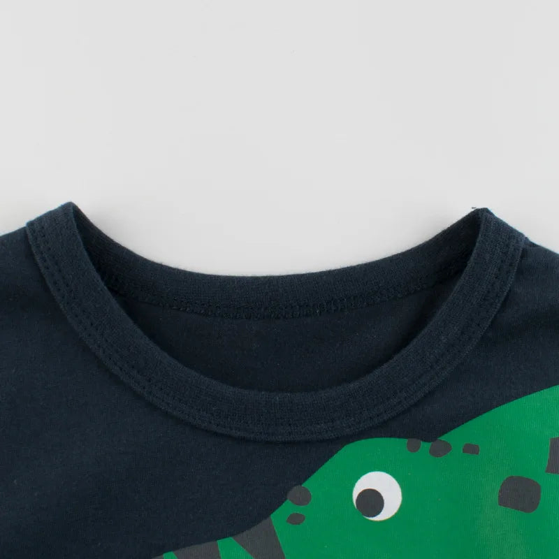 Cartoon Dinosaur T-Shirt for Boys & Girls