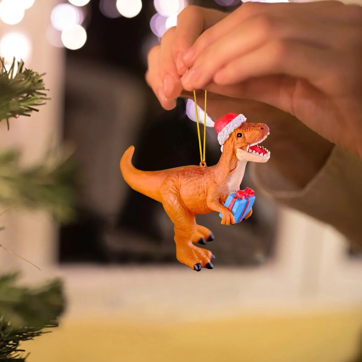 Christmas Decorations 2024 Acrylic Dinosaur Hanging Pendant Christmas Things To Decorate House Fast Shipping Arbol De Navidad