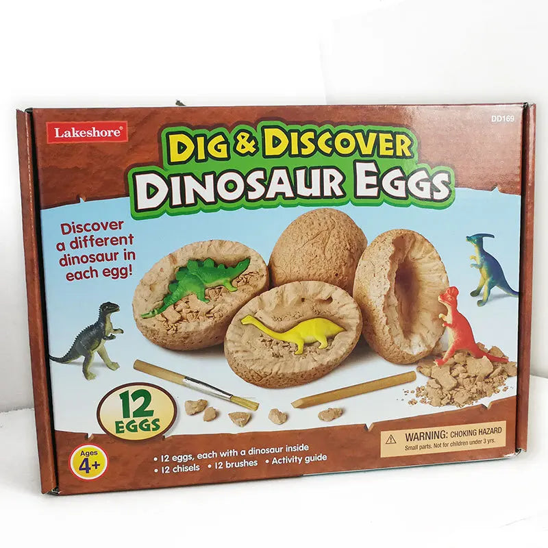 Kids' Dinosaur Fossil Digging Kit – Educational