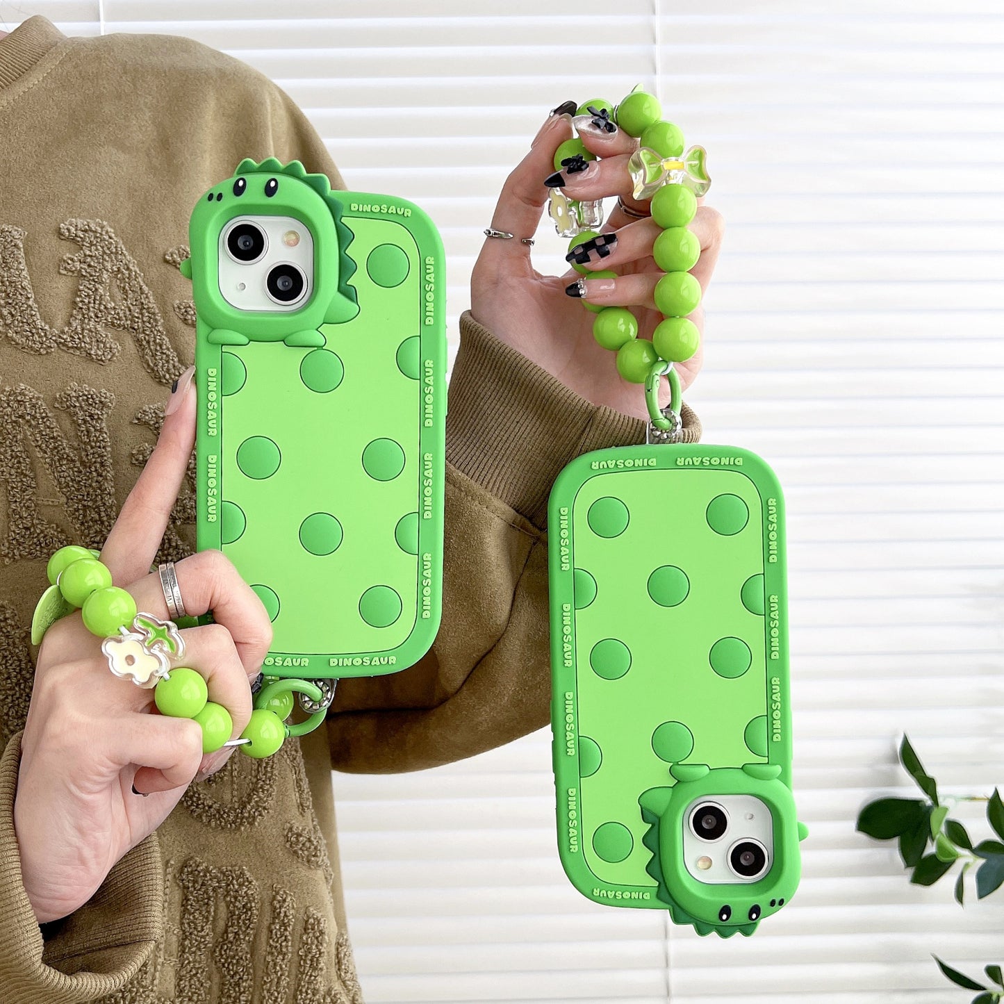 Green Dinosaur Lens For 11 Phone Case Iphone12ProMax1314 prosilicone Case